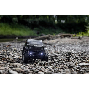 RC Truck SCX24 Jeep Gladiator 4 Wheel Drive Rock Crawler Brushed RTR (Nothing Needed to Complete Ready-to-Run), Black