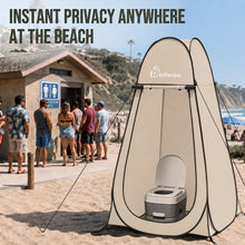 Load image into Gallery viewer, WolfWise Pop Up Shower Tent for Camping Essentials, Compact &amp; Lightweight
