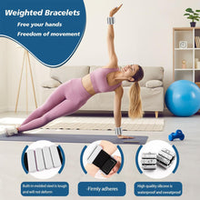 Load image into Gallery viewer, Wrist and Ankle Weights for Women &amp; Men 2 Pack (1lb Each) (Grey)
