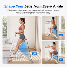 Load image into Gallery viewer, Squat Machine, MERACH R07 2 in 1 Squat Rowing Machine - Pink
