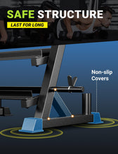 Load image into Gallery viewer, YOLEO Professional Dumbbell Rack, 1100LBS Capacity Weight Rack for Dumbbells Barbells -(Rack Only)
