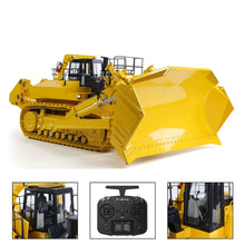Load image into Gallery viewer, 1/14 RC Hydraulic Bulldozer 575 Heavy Machine Huge Dozer Model Frsky X14 Radio System Mix Control Car Rear Ripper Hobby Grade Model
