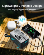 Load image into Gallery viewer, Daran Portable Power Station 89.6Wh LiFePO4 Battery 100W(200W Peak) Solar Power Bank, Portable Charger Small Generator with AC Outlets &amp; PD Fast Charging for Home/Laptop/Camping(Solar Panel Optional)
