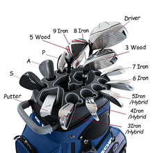 Load image into Gallery viewer, ASK ECHO T-Lock 3.0 Golf Cart Bag, Quiet 14-Way Full-Length Divider
