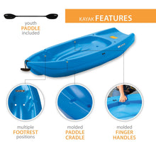 Load image into Gallery viewer, Lifetime Youth Wave Kayak (Paddle Included), Blue, 6'
