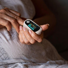 Load image into Gallery viewer, Innovo iP900BP-B Fingertip Pulse Oximeter, Blood Oxygen Monitor with Free App, Plethysmograph, and Perfusion Index (with Bluetooth) -White
