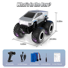 Load image into Gallery viewer, 1:16 Remote Control Car, 2.4GHz Waterproof RC Cars, 4WD Amphibious RC Truck, All Terrain Off-Road Remote Control Monster Truck
