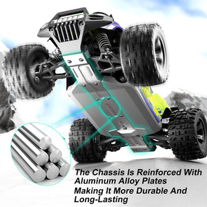 1:18 Scale All-Terrain RC Car for Adults - 40+KM/H High Speed 4WD Off-Road Remote Control Truck with 2 Rechargeable Batteries