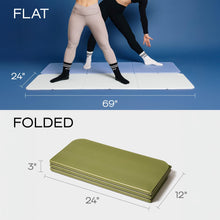 Load image into Gallery viewer, Stakt The Original Foldable Yoga Mat, Premium Foldable Exercise &amp; Workout Mat with Non-Slip Surface, Lightweight Portable for Studio or Home Use, As Seen on Shark Tank - Moss
