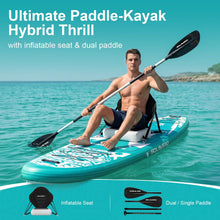 Load image into Gallery viewer, SOLAVERO 11'6" Inflatable Stand Up Paddle Board Supports 550LB for Adults
