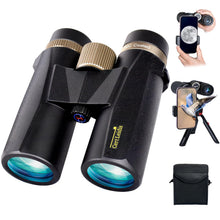 Load image into Gallery viewer, Cert Leidis HD 8x42 Binoculars for Adults High Powered Phone Adapter Tripod
