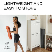 Load image into Gallery viewer, Stakt The Original Foldable Yoga Mat, Premium Foldable Exercise &amp; Workout Mat with Non-Slip Surface, Lightweight Portable for Studio or Home Use, As Seen on Shark Tank - Terracotta

