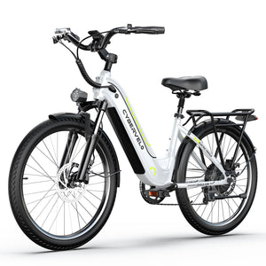 1000 Peak Electric Bike for Adults, up 80 Miles Removable Battery Ebike, 26" Electric E Bike with 7-Speed,Adult Electric Bicycles