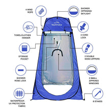 Load image into Gallery viewer, Your Choice Pop-Up Shower Tent, 47.2W"x74.8"H Changing Tent - Blue
