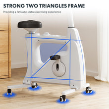 Load image into Gallery viewer, FLEXISPOT Exercise Bike with 2D Desktop - V9-Max White
