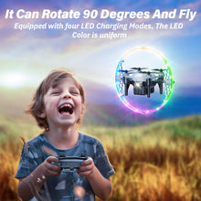 Load image into Gallery viewer, Drones for Kids, 2025 Mini RC Drone Quadcopter with 360 Degree Flip, 90 Degree Surround Flight
