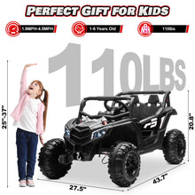 Load image into Gallery viewer, Ride On Car for Kids, MOEYURO 24V Battery Powered Off-Road UTV w/Remote Control, 4x150W Motors,4 Shock Absorbers

