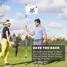 Load image into Gallery viewer, CoGolfing 6 ft Fiberglass Golf Flagstick, 5-Section, Retrieval Base
