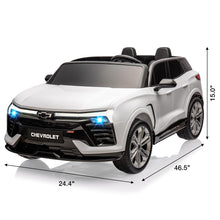 Load image into Gallery viewer, 2-Seater Licensed Blazer Ride On Car Toy with Parent Remote Control and Music Player - Electric Car for Kids Ages 3-8, White
