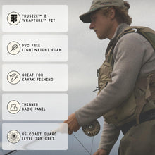 Load image into Gallery viewer, Stohlquist® Spinner Fishing Life Jacket. USCG Approved PFD Life Vest. High Mobility, Comfortable Fit, Multi Pocket, Unisex.
