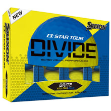 Load image into Gallery viewer, Srixon Q-Star Tour Divide Golf Balls, Blue/Yellow
