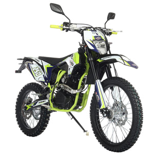 250cc Gas Dirt Bike Pit Bike Adult Bike,Big 21"/18" Wheels, Zongshen Engine! (Green)