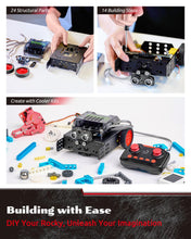 Load image into Gallery viewer, Rocky Coding &amp; Remote Control Robot Kit for Kids 8-16, Modular/Scratch/Python/C Programming, Educational Engineering Science Toy
