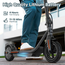 Load image into Gallery viewer, Electric Scooter for Adult, Up to 19 MPH and 20 Miles Long Range E Scooter, 8.5&quot;/10&quot; Solid and Pneumatic Tire, Portable Folding EScooter
