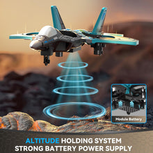 Load image into Gallery viewer, Remote Control Airplanes RC Planes for Kids Adults 4-7 8-16, RC Airplane Fighter Jet with Light, 360° Flip Fighter Jet Toy
