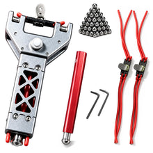 Load image into Gallery viewer, Professional Slingshots for Adults, High Precision Automatic Catapult Bow,Aluminum Alloy Slingshot with Magazine -Single Magazine
