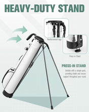 Load image into Gallery viewer, RIOROO Golf Stand Bag, Lightweight Par 3 Golf Bag Holds Up to 7 Clubs with Two Way Dividers Cooler Pocket Shoulder Strap and Multiple Storage Pockets for Men and Women
