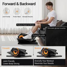 Load image into Gallery viewer, Under Desk Elliptical Machine, Electric Seated Pedal Exerciser, Quiet Leg Exerciser While Sitting for Seniors, Mini Portable Leg Exercise Machine with Remote, Adjustable 12-Speeds, Manual &amp; Auto Mode
