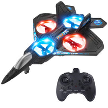 Load image into Gallery viewer, Foam Drone RC Airplane for Kids and Beginners, Remote Control Plane Fighter Jet with Light, Auto Hovering, 360° Flip and 2 Batteries (16 Mins)

