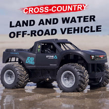Load image into Gallery viewer, Monster Truck Toys, 2.4G Amphibious Remote Control Car for Boys, 1:16 Scale All-Terrain Rc Car with Double-Sided Driving for Boys &amp; Adults-Blue
