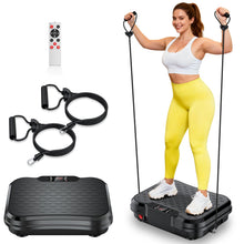 Load image into Gallery viewer, NXSCI Vibration Plate Exercise Machine,Vibrating Platform for Lymphatic Drainage with 250 Speeds,400 lbs Weight Capacity,Vibrated Plates for Weight Loss,Full Body Workout Equipment for Fitness at Home
