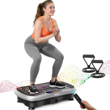 Load image into Gallery viewer, AXV Vibration Plate Fitness Platform Exercise Machine Vibrating Shaking Full Body Shaker Workout Vibrate Stand Shake Board Sport for Weight Loss Fat Burner for Gym Home Office
