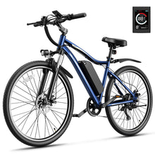 Load image into Gallery viewer, Electric Bike for Adults, 750W Peak Brushless Motor, up to 40Miles, 22mph Max Speed Electric Mountain Bike
