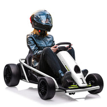 Load image into Gallery viewer, 24V 9Ah Kids Ride On Go Kart Toy, High Speed 8MPH Drifting Car with Powerful Motors, Large Seat, Slow Start Function, High/Low Speed
