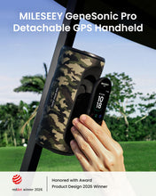 Load image into Gallery viewer, MiLESEEY GeneSonic Pro Golf GPS Speaker with 43K+ Courses, Squad Camo
