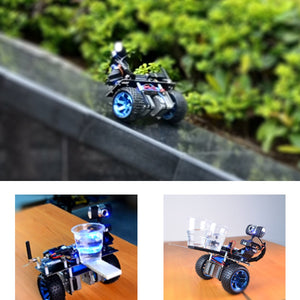 Robot Kit 2 Wheel Self Balancing Robot Car Kit, WiFi Smart Robot Car with 2 DOF HD Camera, Obstacle Avoidance