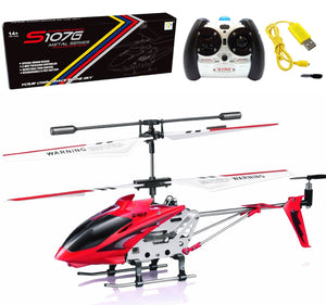 S107/S107G R/C Helicopter with Gyro- Red