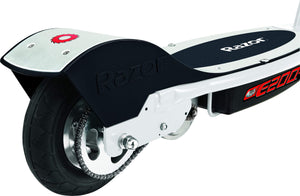 Electric Scooter - 8" Air-filled Tires, 200-Watt Motor, Up to 12 mph and 40 min of Ride Time, White
