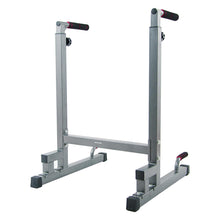 Load image into Gallery viewer, BalanceFrom Steel Frame Multi-Functional Home Gym Exercise Fitness Dip Stand Station - Gray
