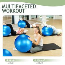 Load image into Gallery viewer, Hungdao 6 Pack Exercise Ball Bulk Inflatable Pregnancy &amp; Workout Ball 22 Inch -(Blue)
