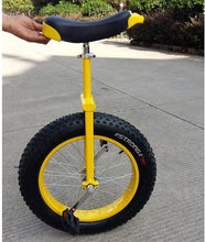 Load image into Gallery viewer, 14-24 inch Unicycle Perfect Beginner&#39;s Unicycle with Adjustable seat Alloy Rim and Extra-Thick Tires (Size : 20inch)
