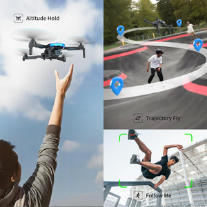 Drone with 1080P Camera for Kids and Adults | One Key Start/Altitude Hold Friendly for Beginners | FPV Foldable Drone/30 Mins Flight Time