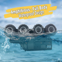 Load image into Gallery viewer, Amphibious Remote Control Car RC Boats Waterproof RC Monster Truck 2.4GHz 8WD 2 Battery Drift RC Stunt Cars
