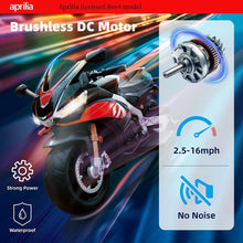 Load image into Gallery viewer, 24V Electric Dirt Bike Speed up to 16MPH, Kids Motorcycle Long Battery Life,Aprilia Licensed Ride On Motorcycle Kids 3-12 Years
