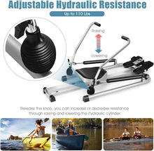 Load image into Gallery viewer, Goplus Hydraulic Rowing Machine
