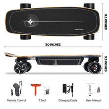 Load image into Gallery viewer, Mini 2 Electric Skateboard with Remote, 13-15 Miles Range and 30 Mph Top Speed, 1200W Hub Motor
